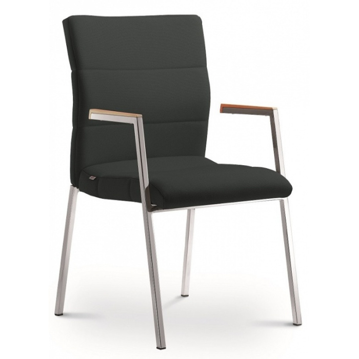 Konferenční židle LASER 681-K-N1, kostra černá