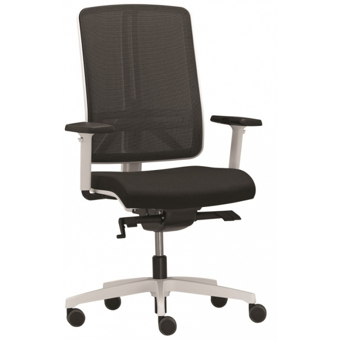 kancelářská židle FLEXI FX 1104, bílé provedení
