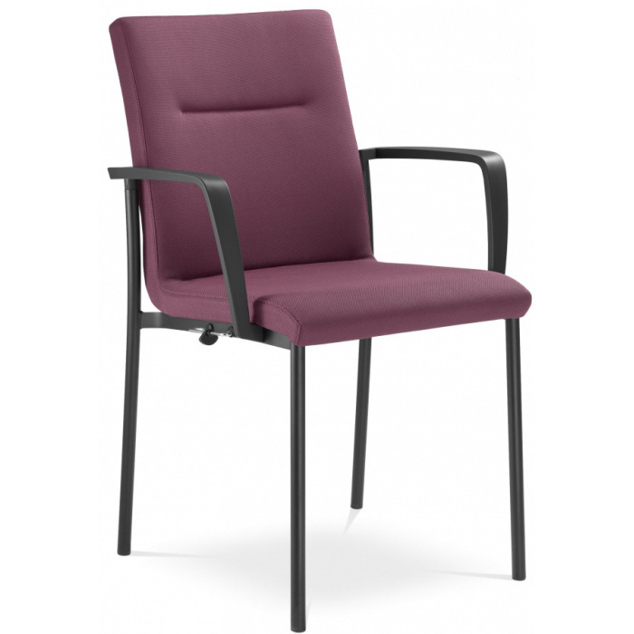 Konferenční židle SEANCE CARE 070-N2 BR-N1, kostra šedá