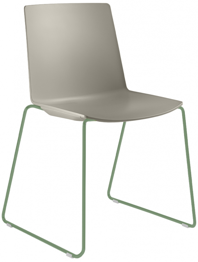 Konferenční židle SKY FRESH 040-Q-NC, kostra barevná gallery main image