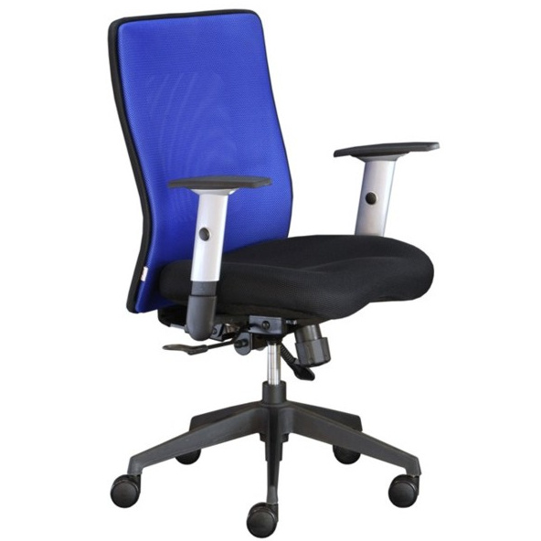 židle LEXA bez podhlavníku, modrá sleva č. SEK1047