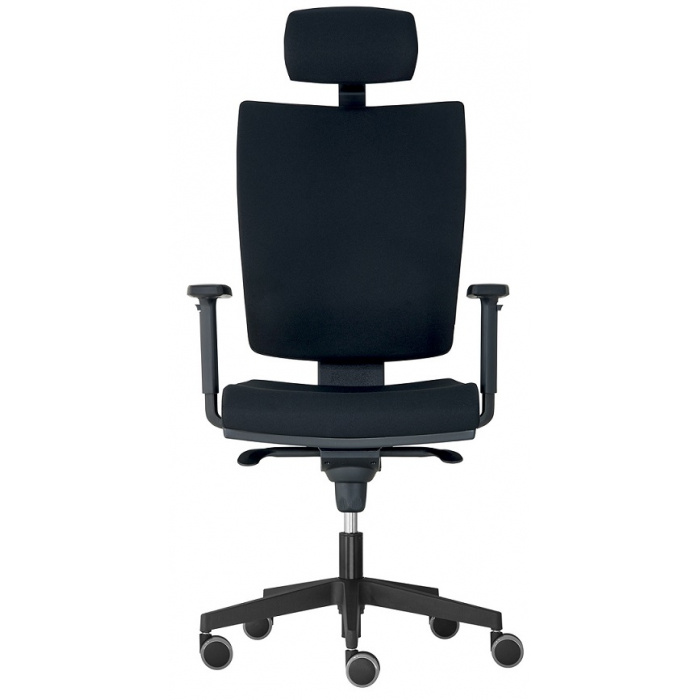 kancelářská židle LARA VIP s 3D PDH a područkami, BLACK 27