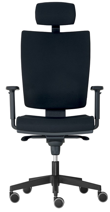 kancelářská židle LARA VIP s 3D PDH a područkami, BLACK 27 gallery main image