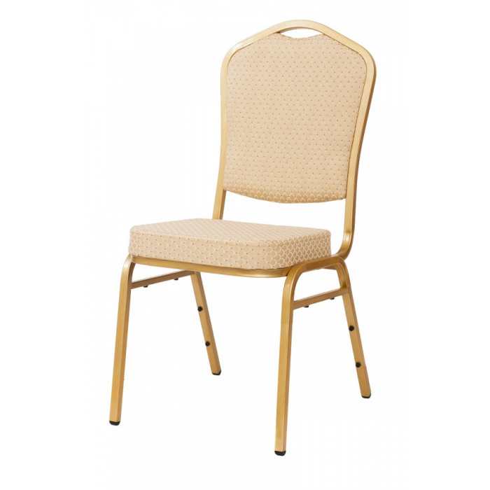 banketová židle Standard Line ST314 béžovo - zlatá