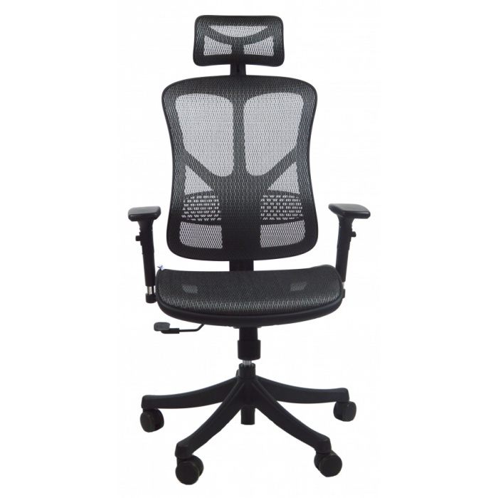 kancelářská židle GEMINI JNS-526, šedá