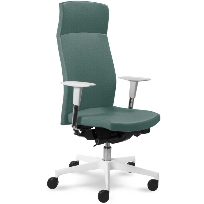 kancelářská židle Prime 2304 W, bílé provedení