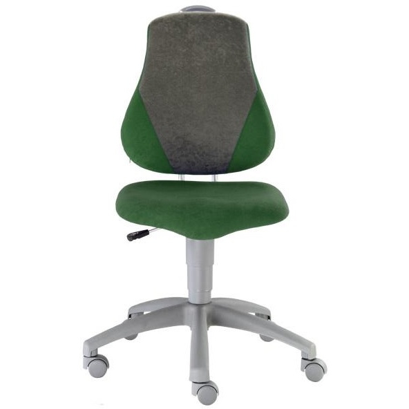 dětská rostoucí židle FUXO V-line tm. zeleno-šedá