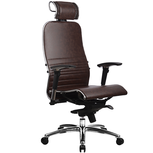 Kancelářská židle SAMURAI K-3 tmavě hnědá gallery main image