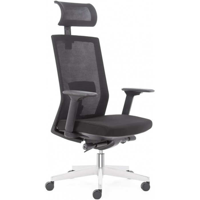 kancelářská židle Modesto XL základní černá potahová látka