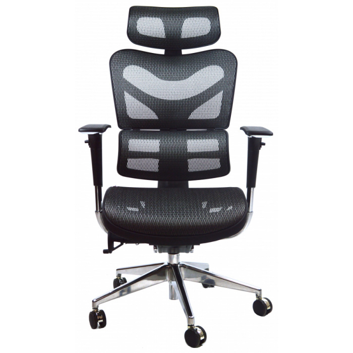 kancelářská židle ARIES JNS-701, šedá W-10, č. AOJ281