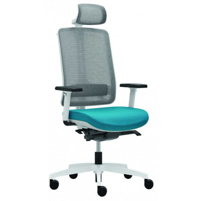 kancelářská židle FLEXI FX 1103 A, bílé provedení