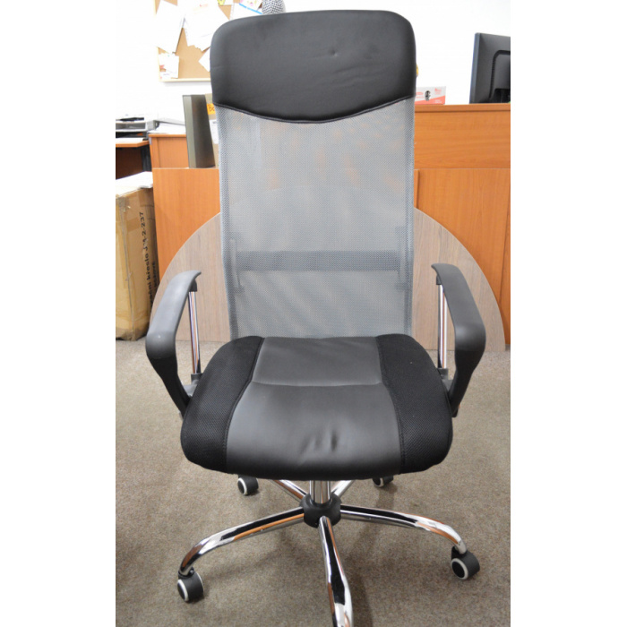 kancelářská židle IDAHO šedá sítovina, č. AOJ386