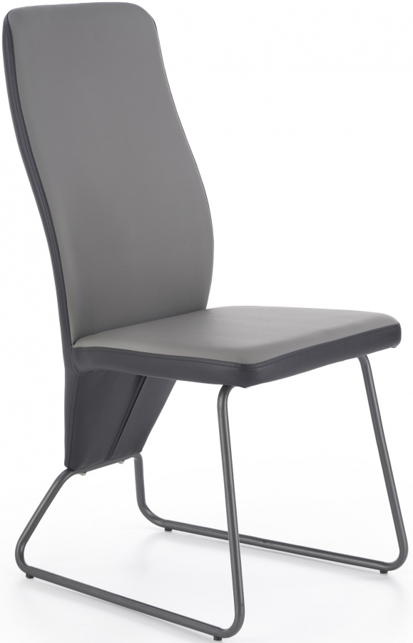 Jídelní židle K300 šedo-černá gallery main image