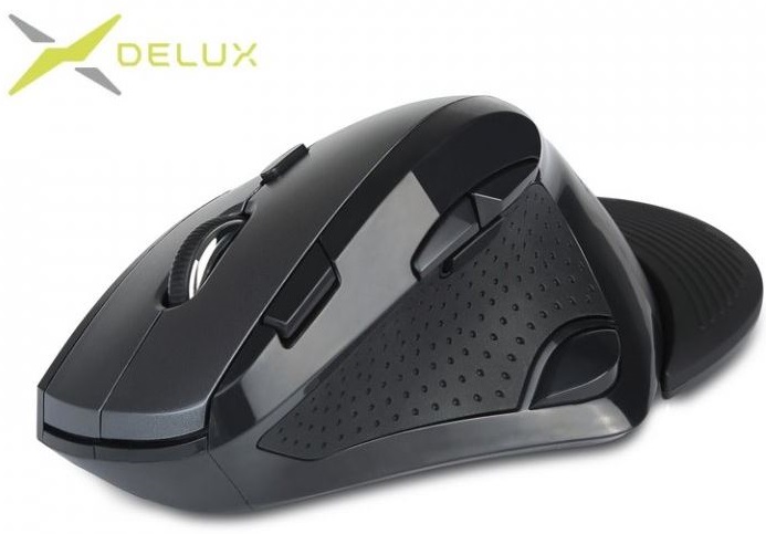 Delux M910GB bezdrátová myš černá (M910GB) gallery main image