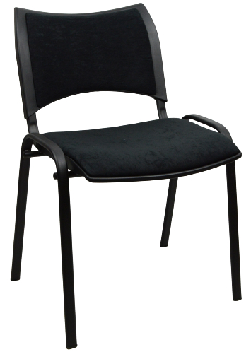 konferenční židle SMART čalouněná černá gallery main image