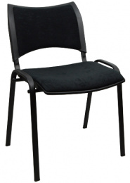 konferenční židle SMART čalouněná černá