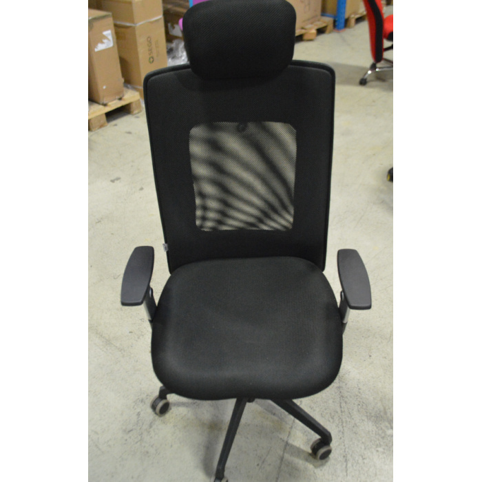 kancelářská židle LEXA XL+3D podhlavník, černá č.AOJ611