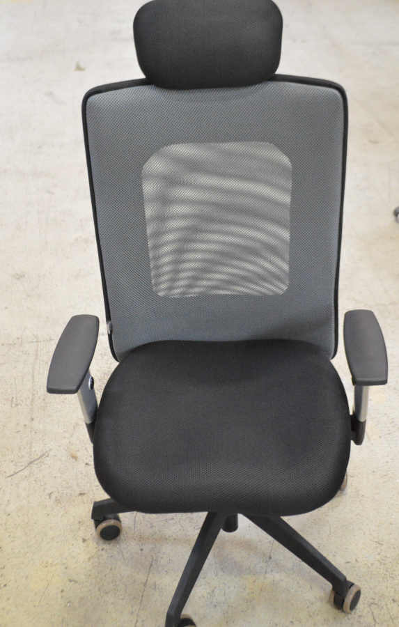 kancelářská židle LEXA s podhlavníkem, antracit č.AOJ620 gallery main image
