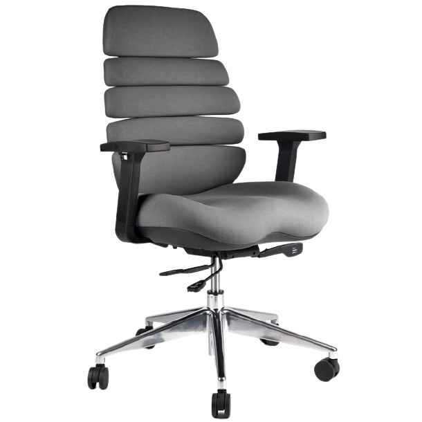 kancelářská židle SPINE šedá, č. AOJ654S
