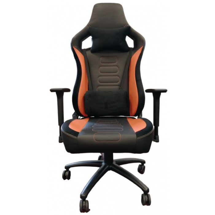 Herní židle černo-oranžová č.AOJ737