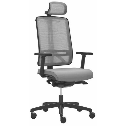 kancelářská židle FLEXI FX 1104 šedá SKLADOVÁ