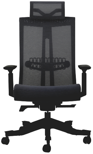 kancelářská židle S6 černá gallery main image