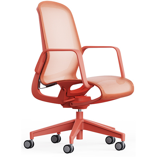 Kancelářská židle Zodiac, korálová č.AOJ1110