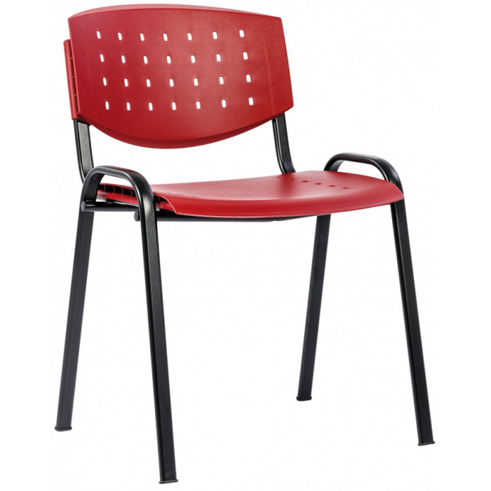 Konferenční židle TAURUS PN/PG LAYER černá/červená