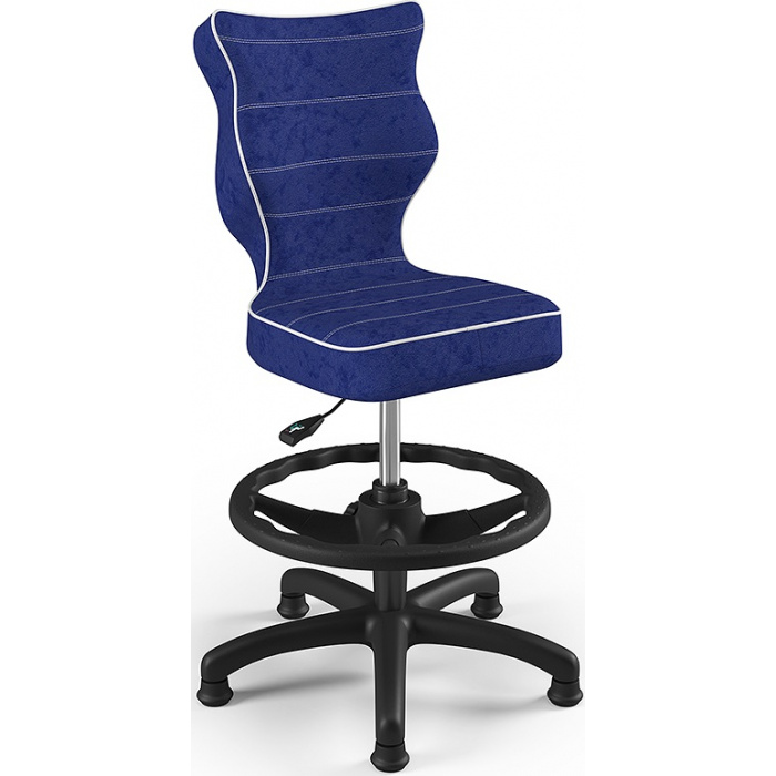 Dětská židle Petit Black 4 modrá s extendem