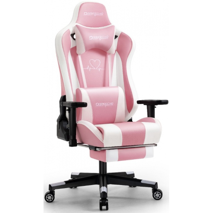 Herní židle VIPER pink-white