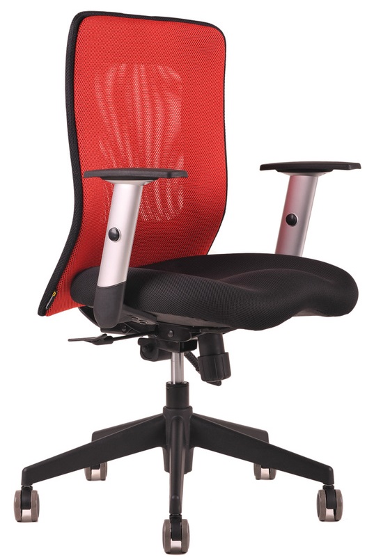 kancelářská židle CALYPSO červená gallery main image