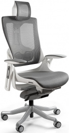 Kancelářská židle WAU 2, bílá, síťovina Charcoal gallery main image