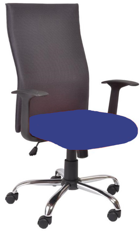 kancelářská židle W 93 A modrá gallery main image