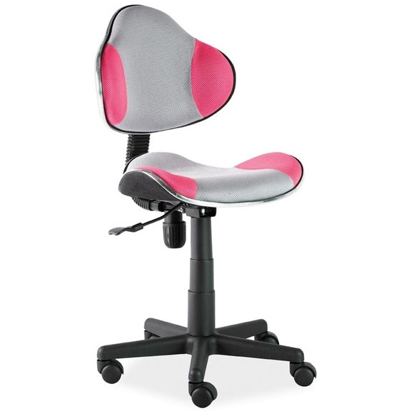 dětská židle Q-G2 šedo-růžová