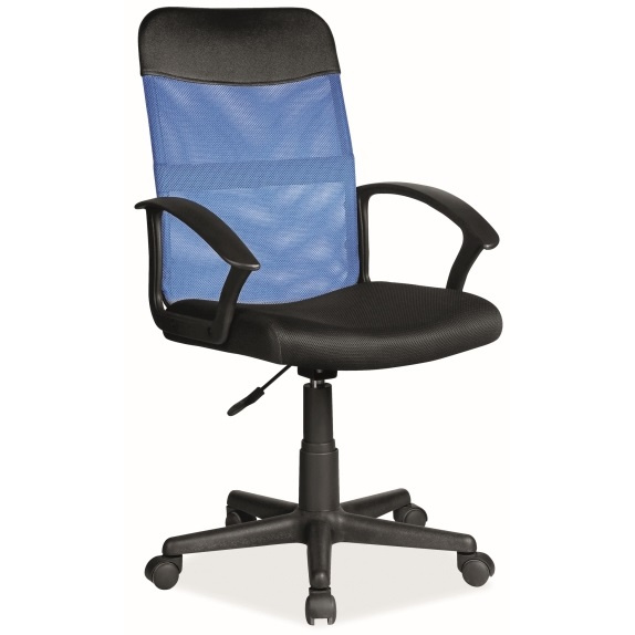 kancelářská židle Q-702 černo-modrá