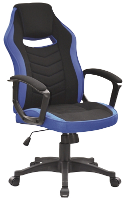herní židle CAMARO černo-modrá gallery main image