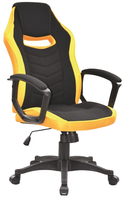 herní židle CAMARO černo-žlutá gallery main image