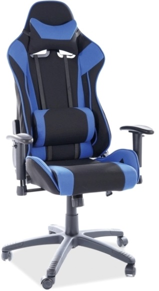 herní židle VIPER černo-modrá gallery main image