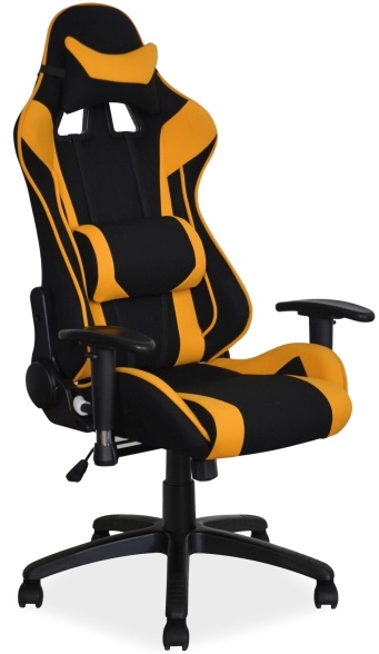 herní židle VIPER černo-žlutá gallery main image
