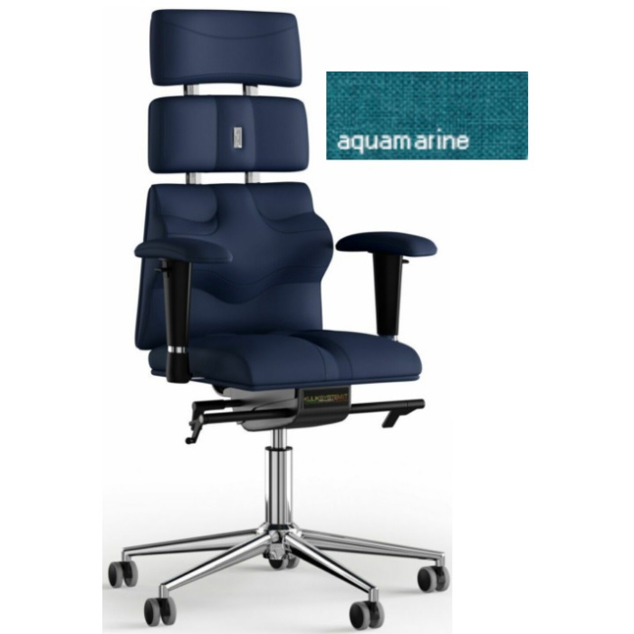 Kancelářská židle PYRAMID modrá, vzorkový kus Ostrava