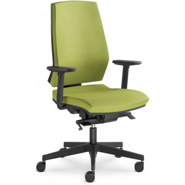 Kancelářská židle STREAM 280-SYS, zeleno-šedá, poslední kus PRAHA
