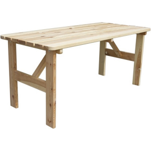 Zahradní stůl VIKING dřevěný přírodní - 150 cm