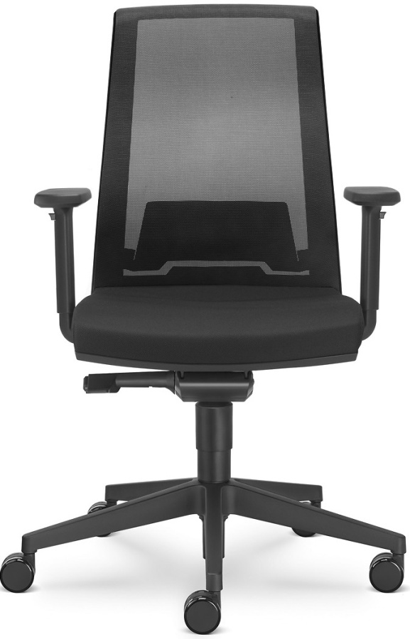Kancelářská židle LOOK 270-AT, posuv sedáku, černá skladová gallery main image