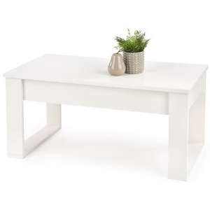 Dřevěný konferenční stolek NEA bílý