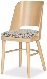 Jídelní židle DEBRA masiv buk, čalouněný sedák gallery main image