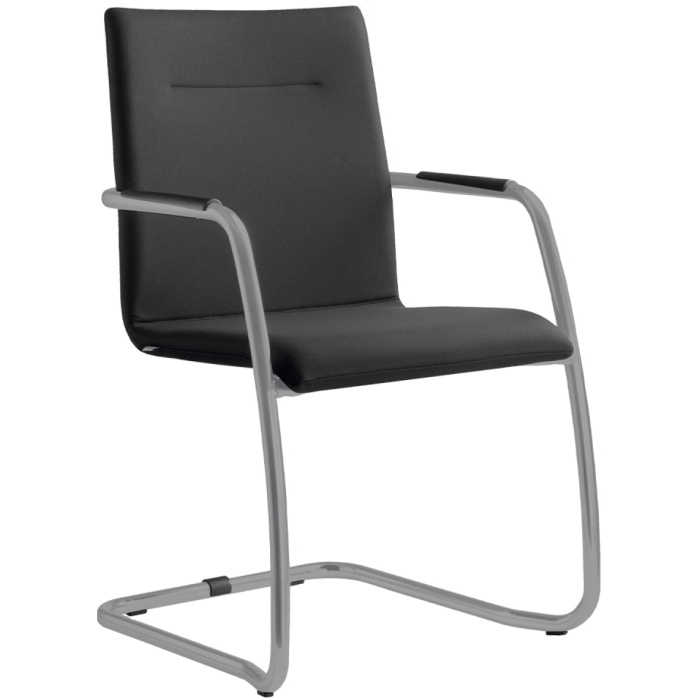 Konferenční židle STREAM 282-Z-N2, kostra šedá