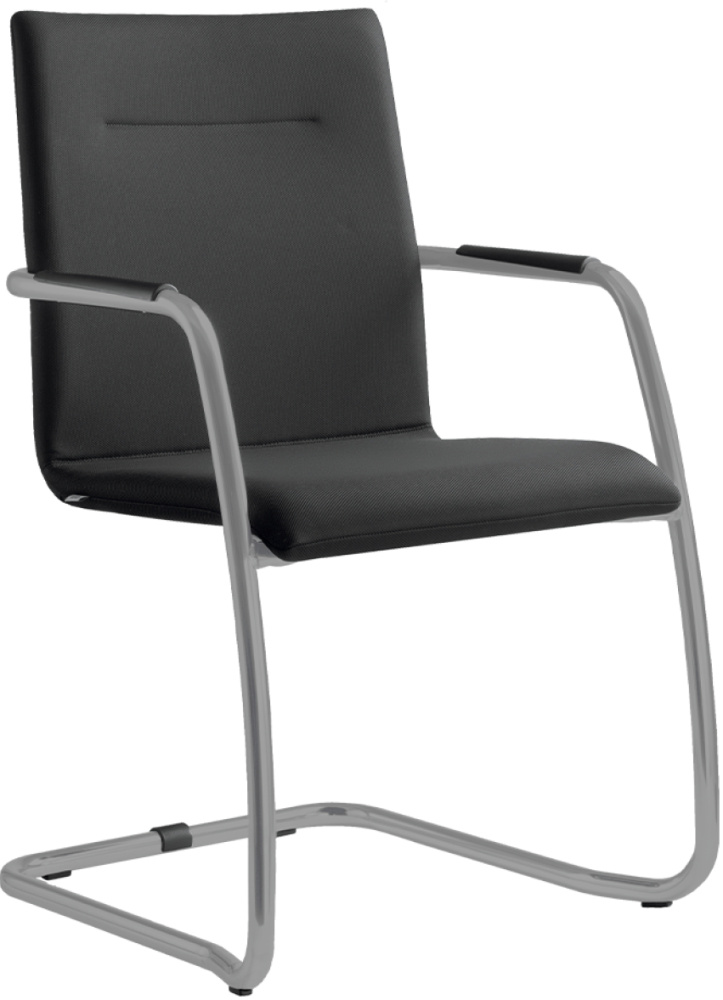 Konferenční židle STREAM 282-Z-N2, kostra šedá gallery main image
