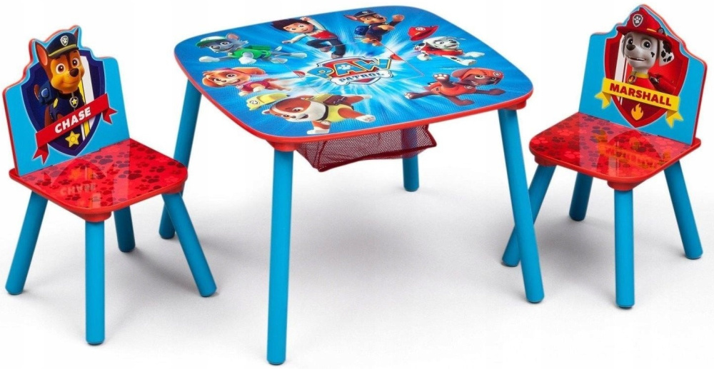Dětský stůl s židlemi Tlapková Patrola záchranáři gallery main image
