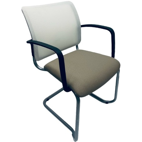 konferenční židle NET NT 685 bílá/ béžová, vzorkový kus