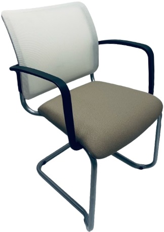 konferenční židle NET NT 685 bílá/ béžová, vzorkový kus gallery main image
